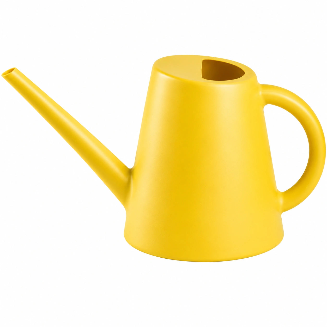 Annaffiatoio 2 L in plastica giallo - beccuccio lungo per giardinaggio