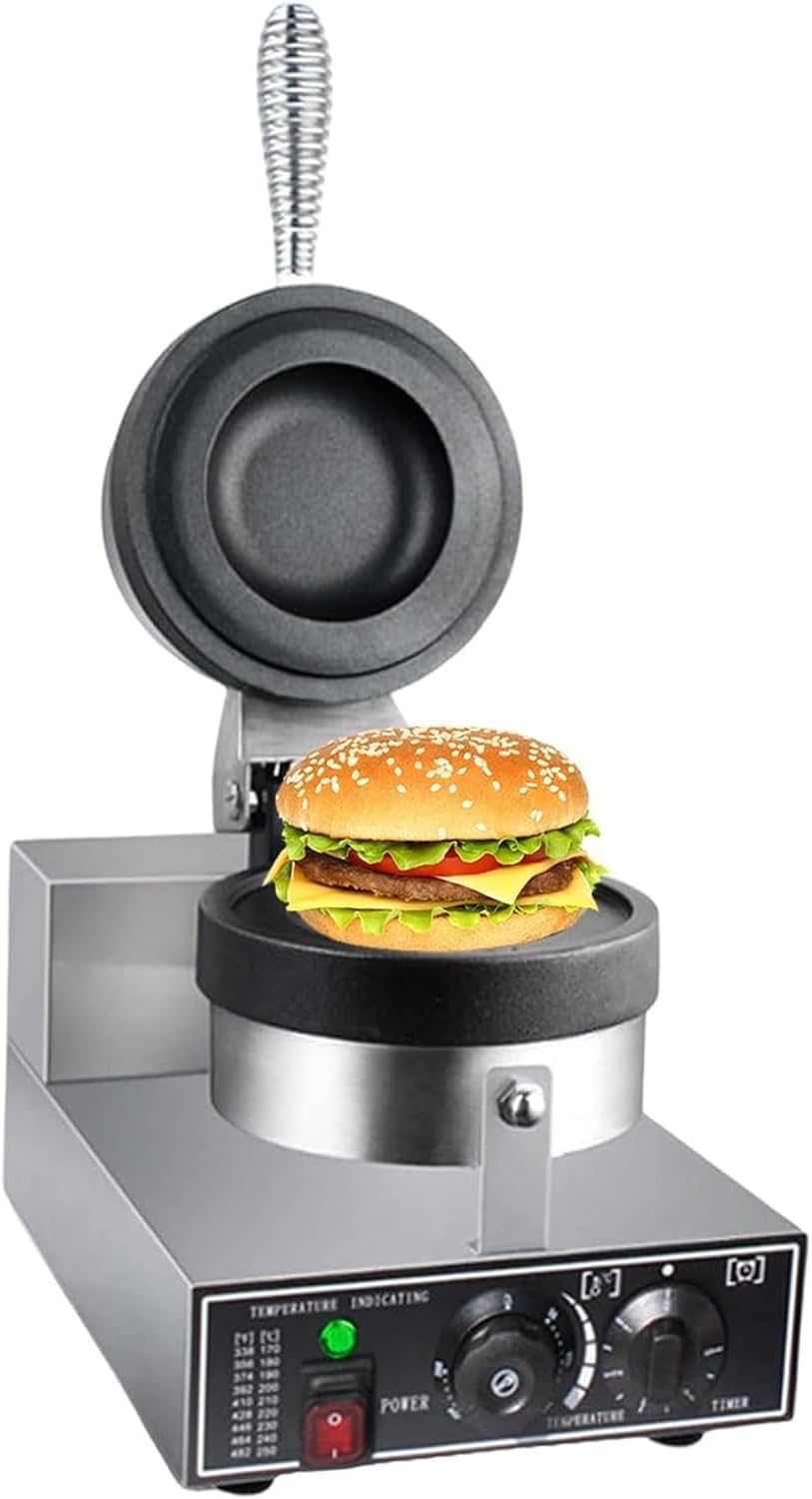 Macchine per sandwich e presse per panini, 1200 W, 25x38x28 cm, 11,5 cm, Argento, acciaio inox, timer