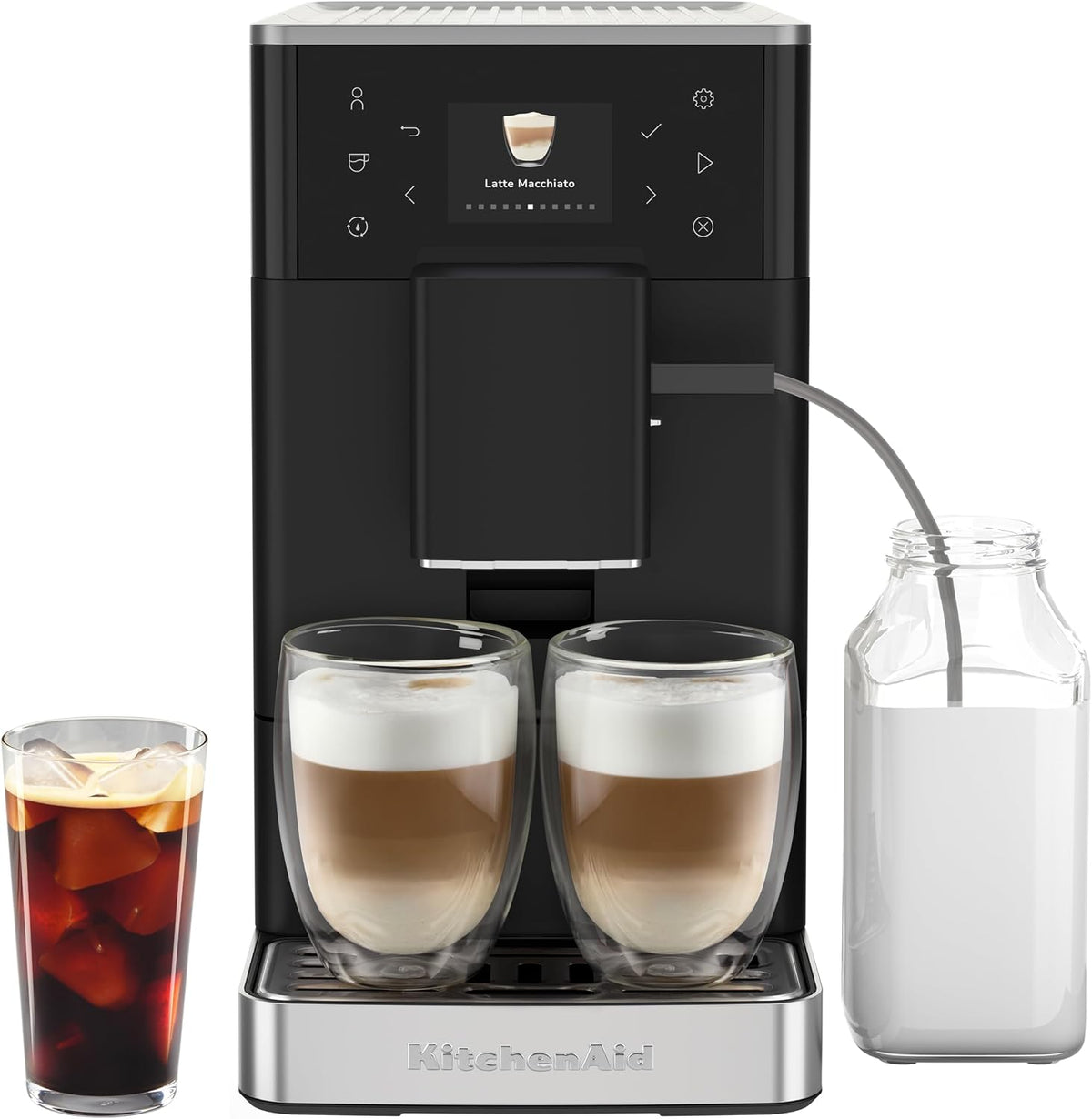 Macchina da caffè, KF3, KitchenAid, 6 cm, 18 Bar, Nero