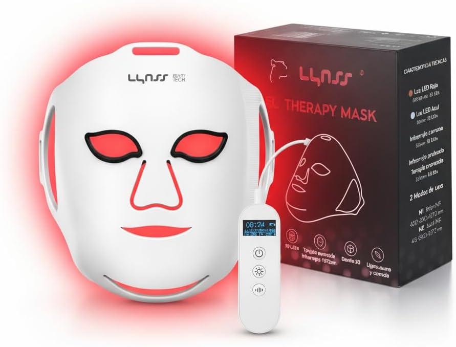 Lynss TechBeauty, Dispositivi antirughe e anti-invecchiamento, Nero, illuminazione LED