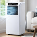 DAEFAG, Condizionatore, 7000 BTU, 16°C, Nero, illuminazione LED, telecomando, timer