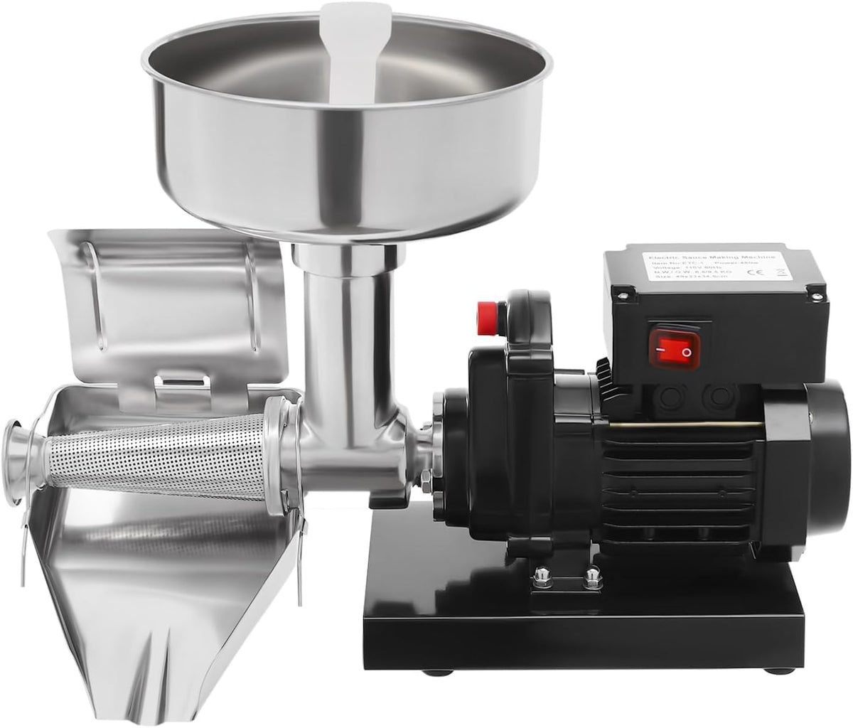 Spremiagrumi, 49,5x25x34,5 cm, 450 W, 9,2 kg, Nero, acciaio inox
