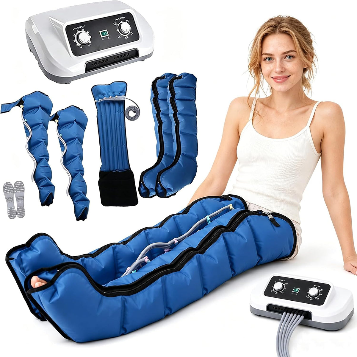 Massaggiatori elettrici per i piedi, 220 V, 30 W, 65 dB, Blu