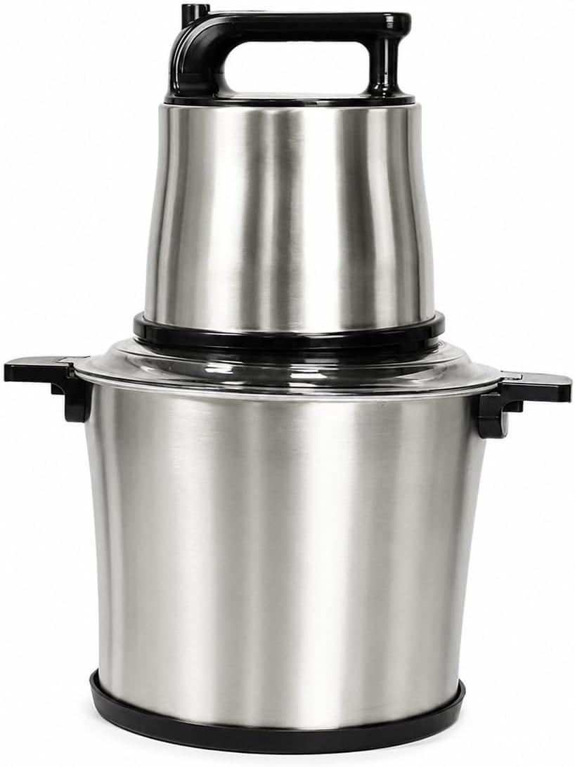 Generico, Robot da cucina, 10 litri, Argento, acciaio inox