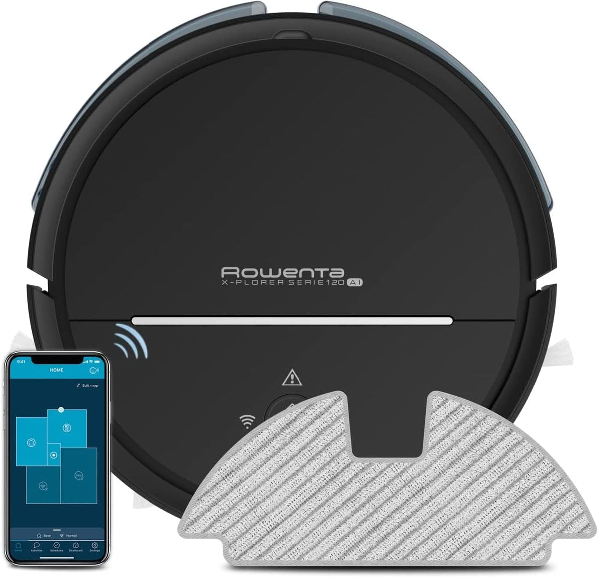 Rowenta, Robot aspirapolvere, RR7875, Nero