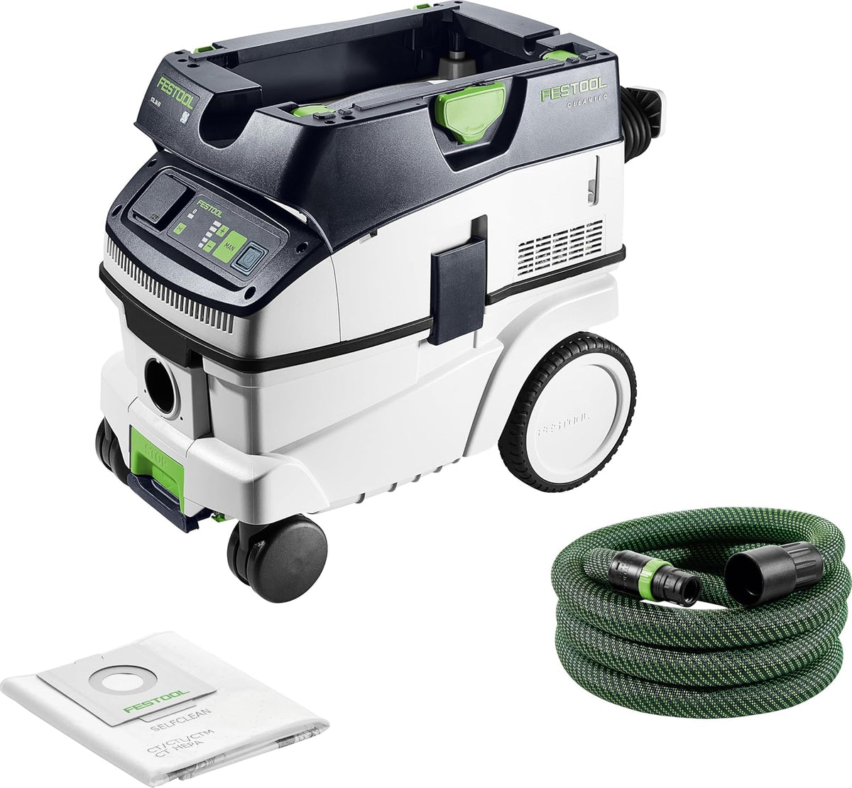Festool, Aspirapolvere, 26 l, Nero, Bluetooth, telecomando