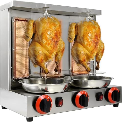 Spiedi, 300 °C, 510 x 300 x 490 mm, 3 cm, Nero, funzione grill