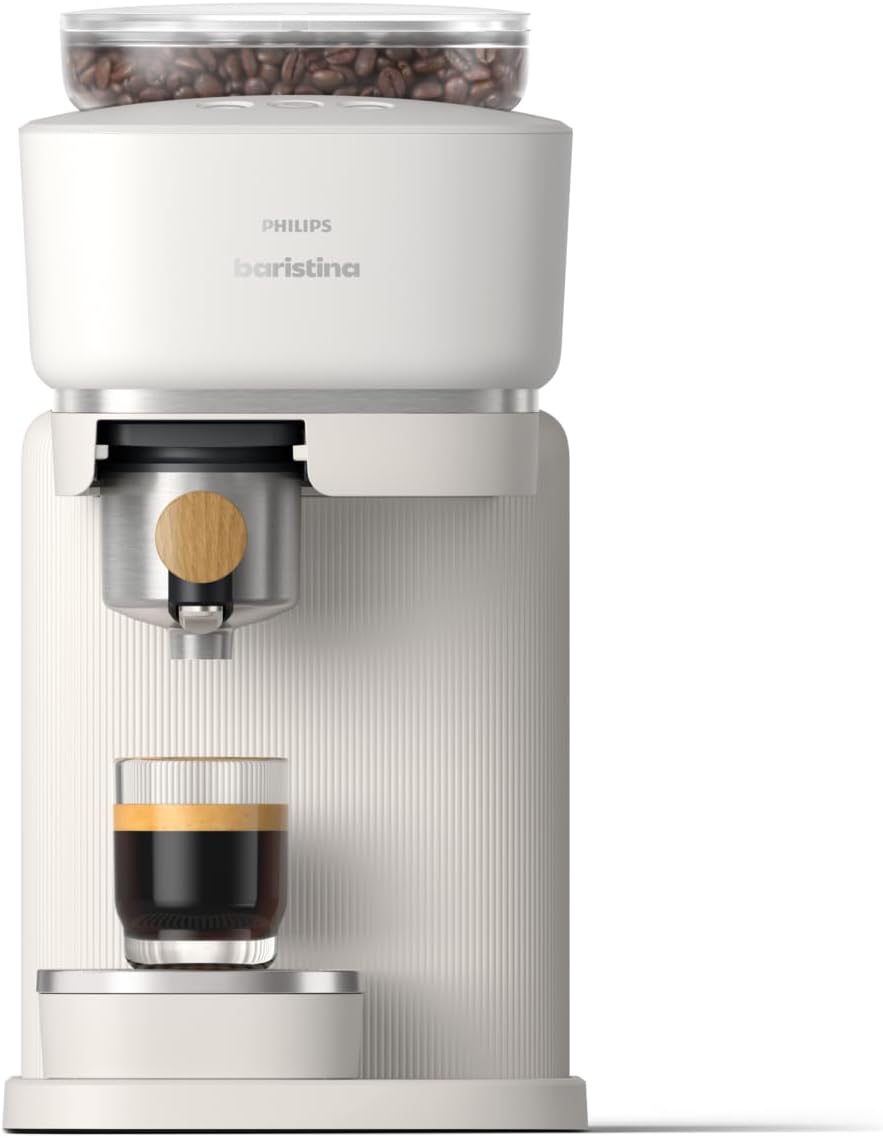 PHILIPS, Macchina da caffè, 16 bar, Bianco