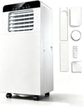 GUOGHUI, Condizionatore portatile, 9000 BTU, 20 m, 35,5x33x68 cm, Bianco, telecomando, timer