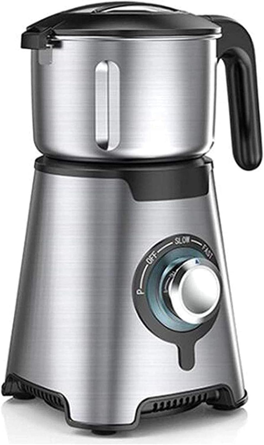 PURRL, Macinacaffè elettrici con lama, 600 W, 1200 g, 220 V, Argento, acciaio inox, vano contenitore