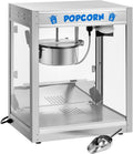 Royal Catering, Macchine per Pop-corn, 1350 W, 5 kg, 34.5 x 48.5 cm, Argento, acciaio inox