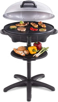 cloer, Barbecue elettrici, 38,5 x 52,5 cm, 2400 W, Nero, funzione grill