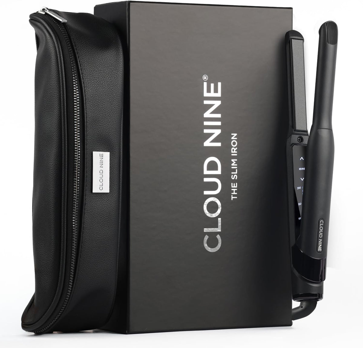 CLOUD NINE, Piastre per capelli, Nero, illuminazione LED