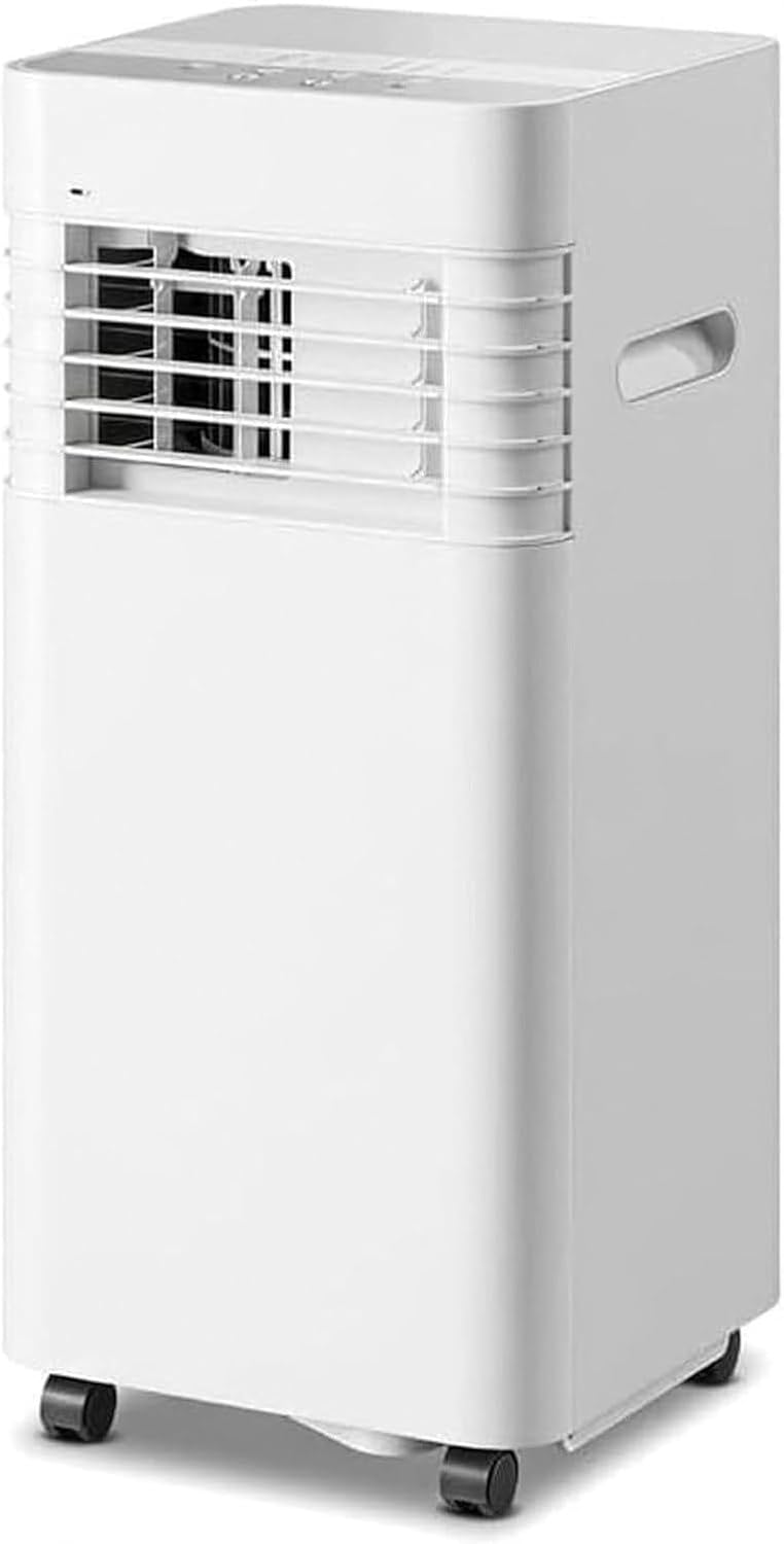 Condizionatore portatile, 12000 BTU, 32 °C, Bianco, struttura modulare, telecomando, timer, pompa di calore, 2 in 1