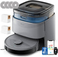Robot aspirapolvere, Lefant, 45°C, 3,2 L, Grigio, Wi-Fi