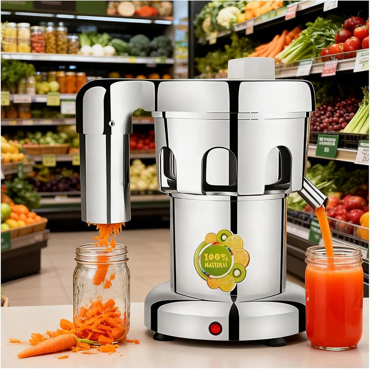 CYMYYDS, Spremiagrumi, 370 W, 220 V, 2800 giri/min, Nero, protezione dal surriscaldamento