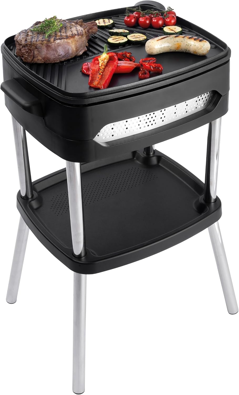 Tavolo, 3256M, FRITEL, 40 x 36 cm, 3256 M, Grigio, funzione grill