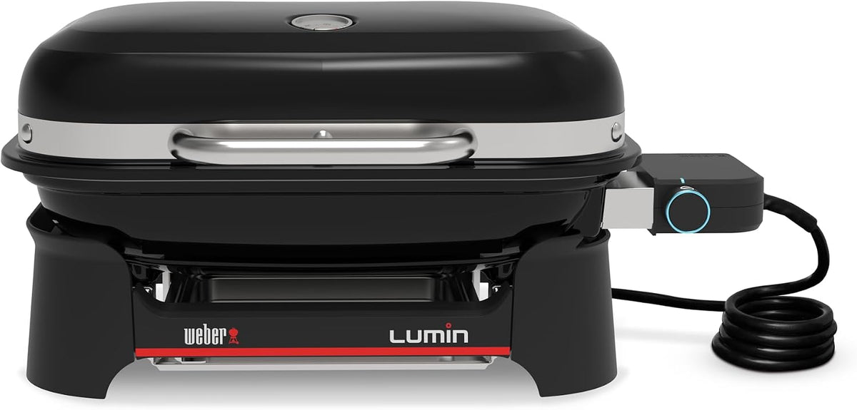 Weber, Barbecue elettrici, 43 × 32 cm, 315 °C, Nero, funzione grill