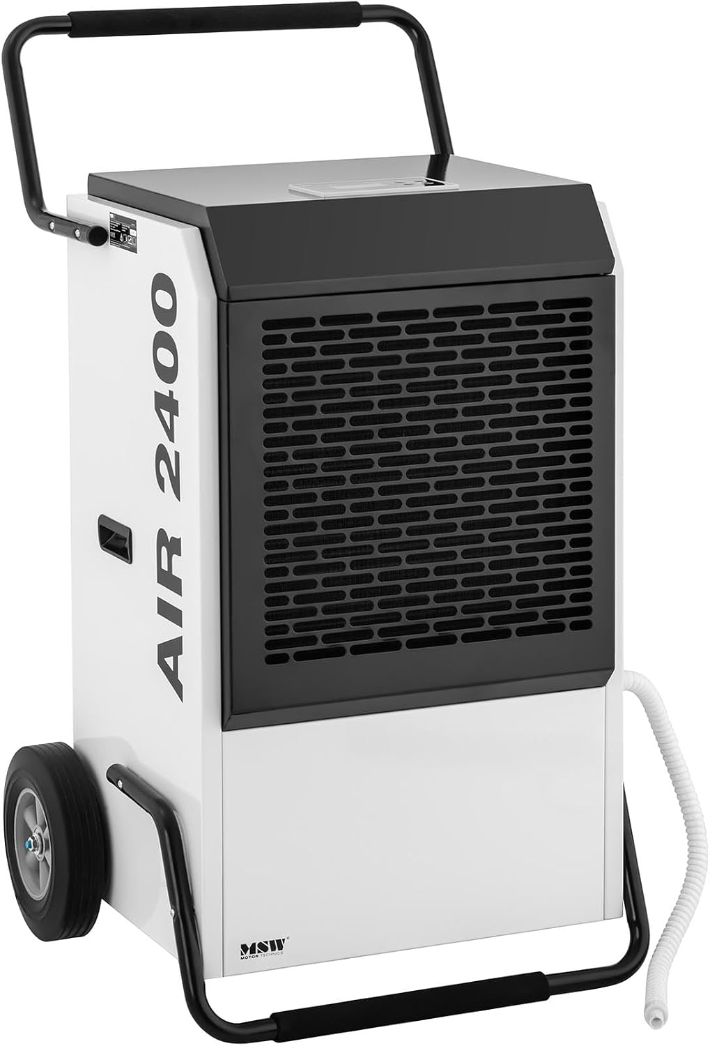 MSW Motor Technics, Deumidificatore, MSW-DEH2000B, 158 L, 260 m, 650 W, Bianco, timer, spegnimento automatico