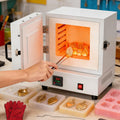 menglanchang, Forno elettrico, 2000 w, 1150 °C, 16x16x13,7 cm, Oro
