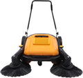 lousriyy, Spazzatrici, 105 cm, 55 l, 3680 m, Nero, vano contenitore, struttura pieghevole