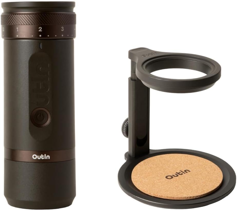 OutIn, Macinacaffè elettrici con cono, Nero