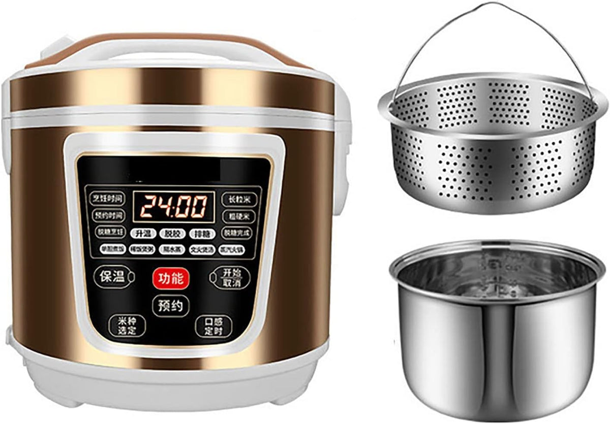 HMTE, Cuociriso, 30 l, 500 W, Nero, acciaio inox