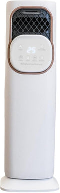Hzoibyze, Raffrescatore evaporativo, 28 cm, 21,5 cm, 80,5 cm, Bianco, vano contenitore, timer