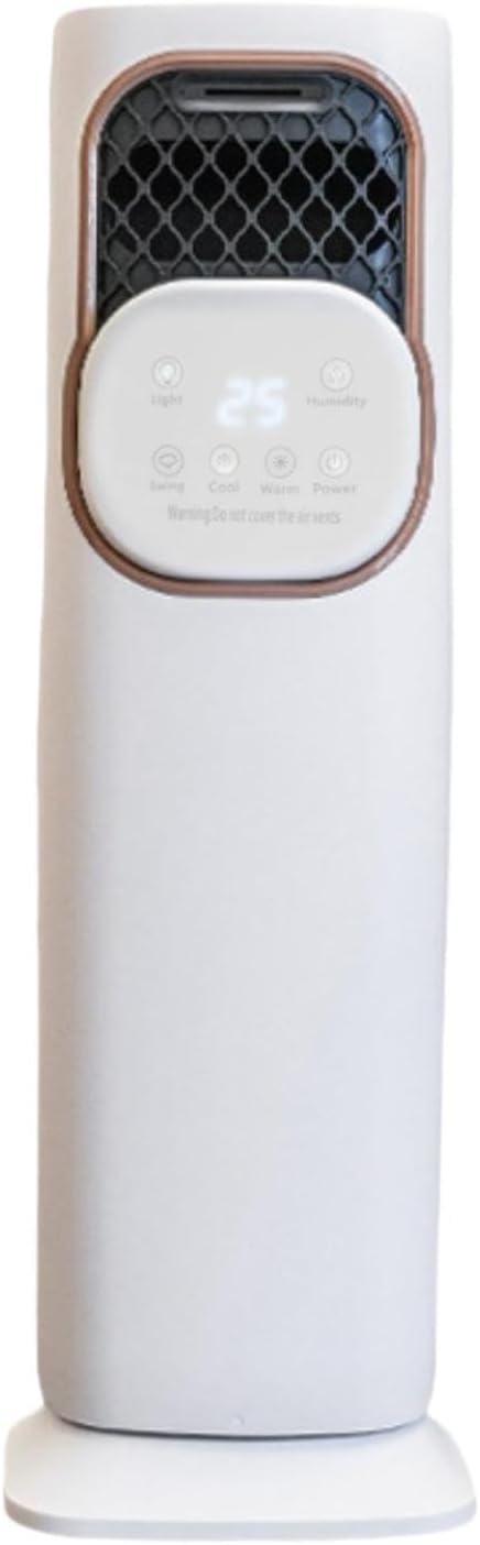 Hzoibyze, Raffrescatore evaporativo, 28 cm, 21,5 cm, 80,5 cm, Bianco, vano contenitore, timer