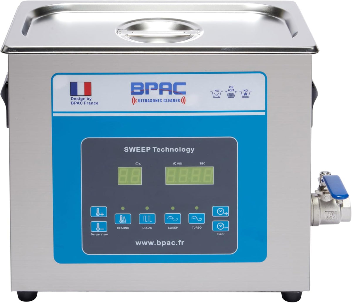 BPAC, Pulitore a vapore, 6 L, Nero, struttura modulare