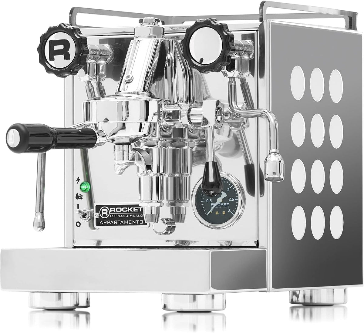 ROCKET ESPRESSO MILANO, Macchina da caffè automatica, Nero/Argento