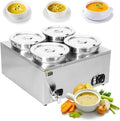 ZHIXUMM, Scalda zuppe, 1500 W, 53,7x53,7x31,5 CM, 220 V, Nero, acciaio inox