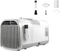 Xenmekrx, Condizionatore portatile, 5100 BTU, 50 x 27,5 x 30,5 cm, 30°C, Bianco, telecomando, timer, spegnimento automatico