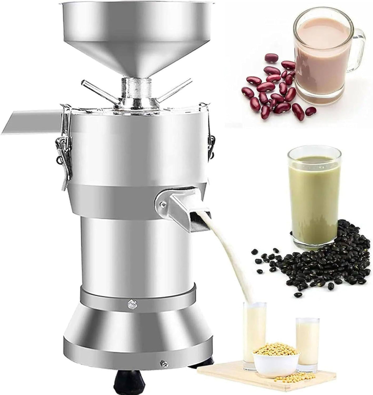 Macinini, 1800 W, 70 kg, 125 mm, Nero, acciaio inox