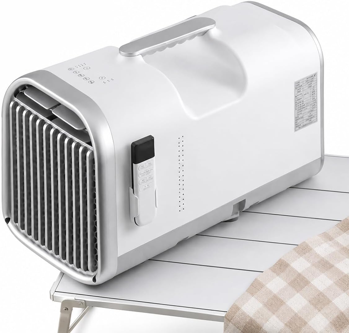 Condizionatore, 5100BTU, Aredwhiterui, 5100 BTU, 1500 W, 10 m, Bianco, timer