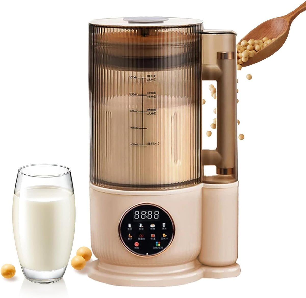 Mixer bevande, 55 dB, 1500 ml, Nero, acciaio inox, timer, autopulizia