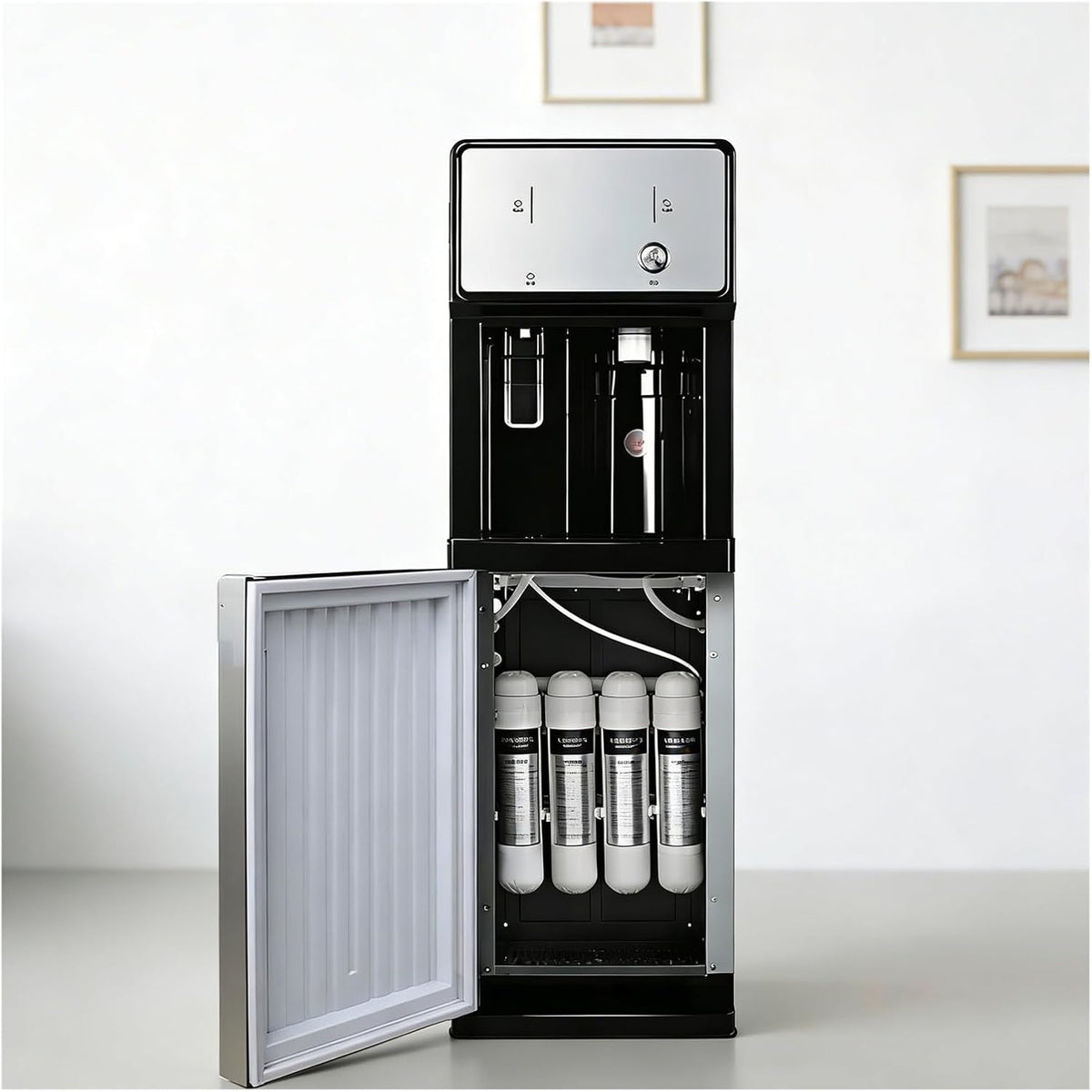 Generico, Distributori e fontane d'acqua, 31 x 31 x 105 cm, 2200 W, 24 L, Bianco
