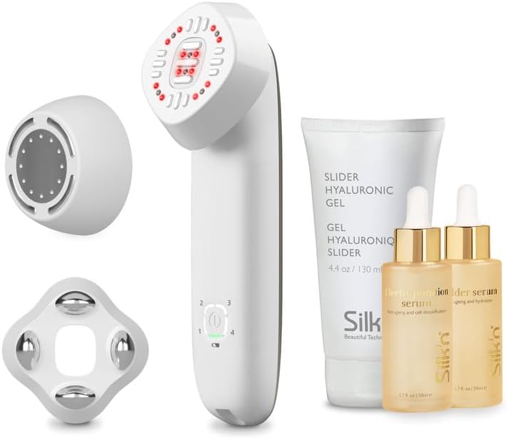 Apparecchi per tonificare e per pulizia viso, Silk'n, 60 ml, Nero, illuminazione LED, USB