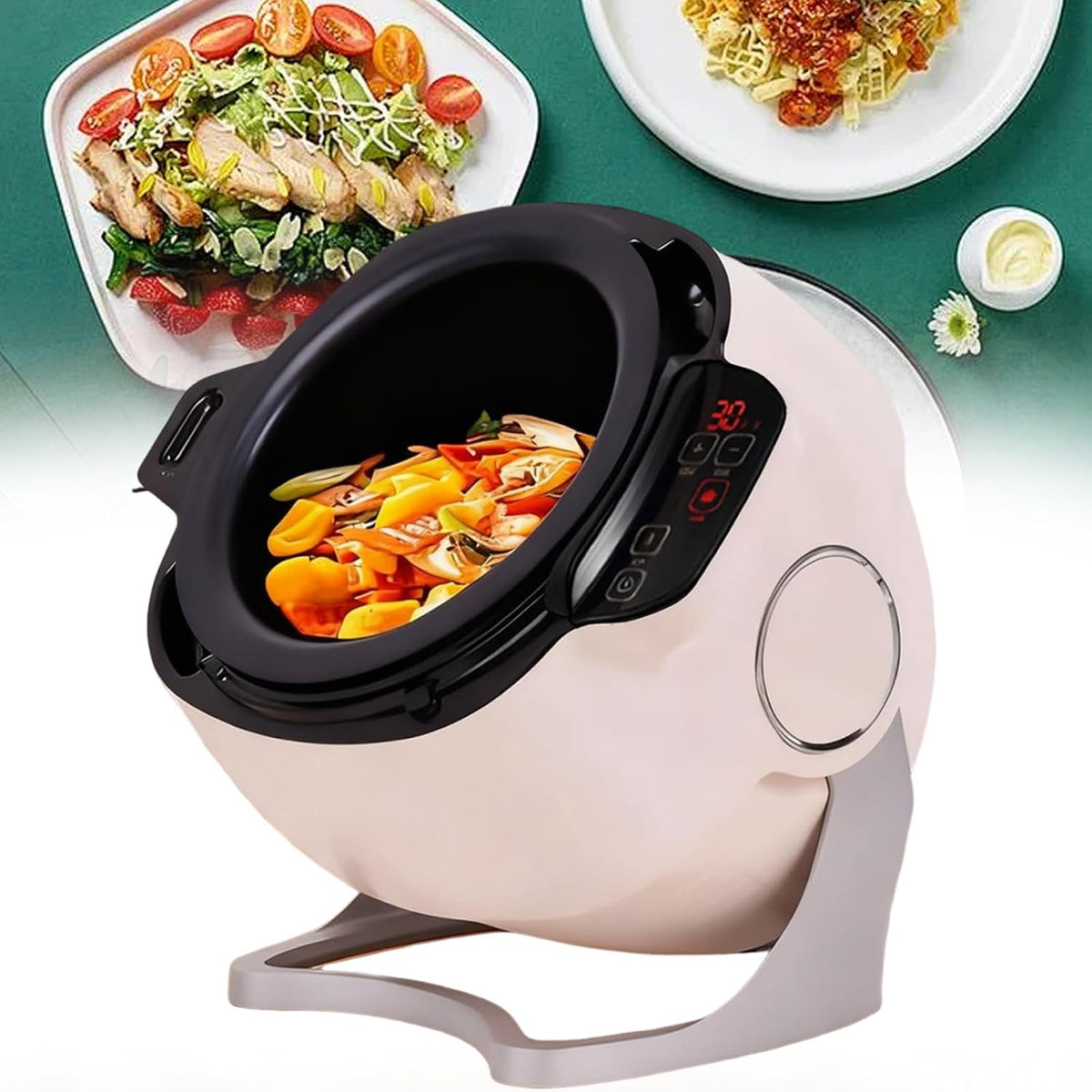 Forno elettrico compatto, Sunseota, 6 Litri, 220 V, 260 °C, Nero, vano contenitore