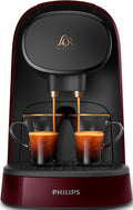 Macchina da caffè, PHILIPS, 19 bar, 18 x 40 x 28 cm, 1450 W, Rosso/Oro, spegnimento automatico