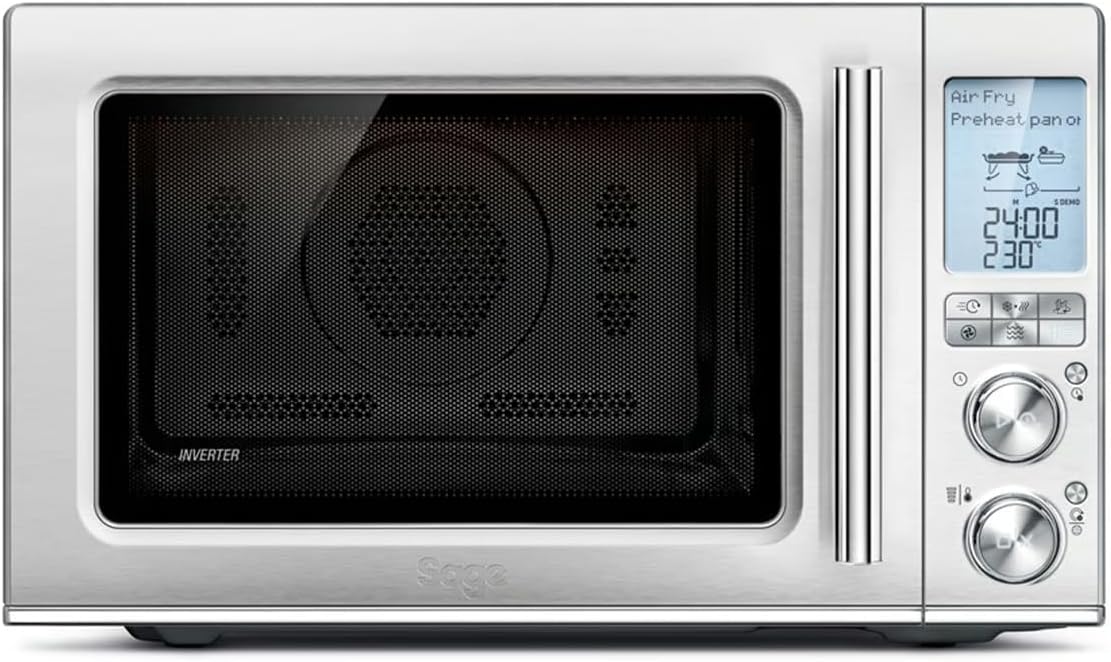 Sage, Friggitrice ad aria, Argento, acciaio inox, motore inverter, Airfryer, 3 in 1