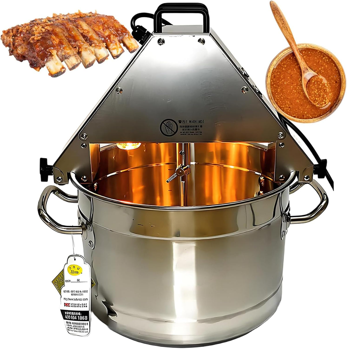 Tavolo, vnmudzeo, 10 Litri, 50 W, Argento, acciaio inox