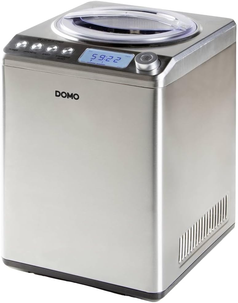 DOMO, Gelatiera, DO9232I, 2,5 litri, acciaio inox