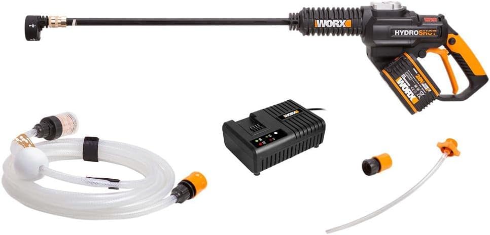 WORX, Idropulitrice, WG630E.1, 18 V, 4.0 Ah, Nero, funzionamento senza fili