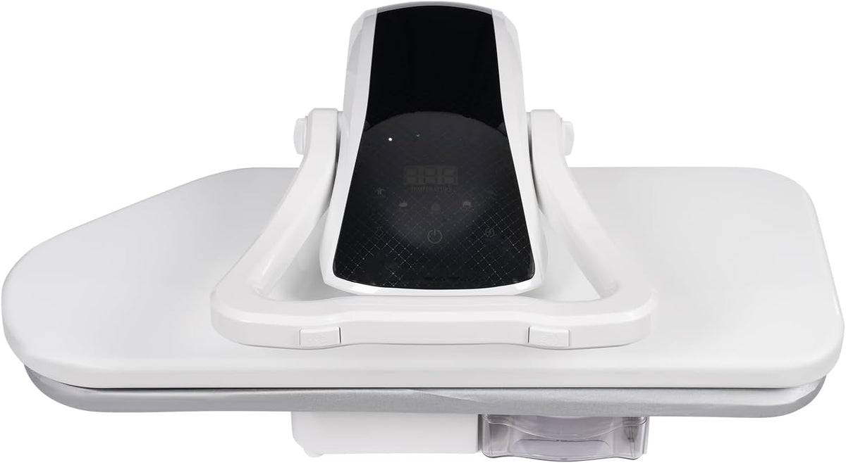 Presse da stiro, vinnyooc, 68 x 53 x 26 cm, 240 V, 2200 W, Bianco, alluminio
