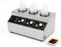YUNRUX, Scaldavivande, 3 bottiglie, 30 °C, 0,68 l, Argento, acciaio inox