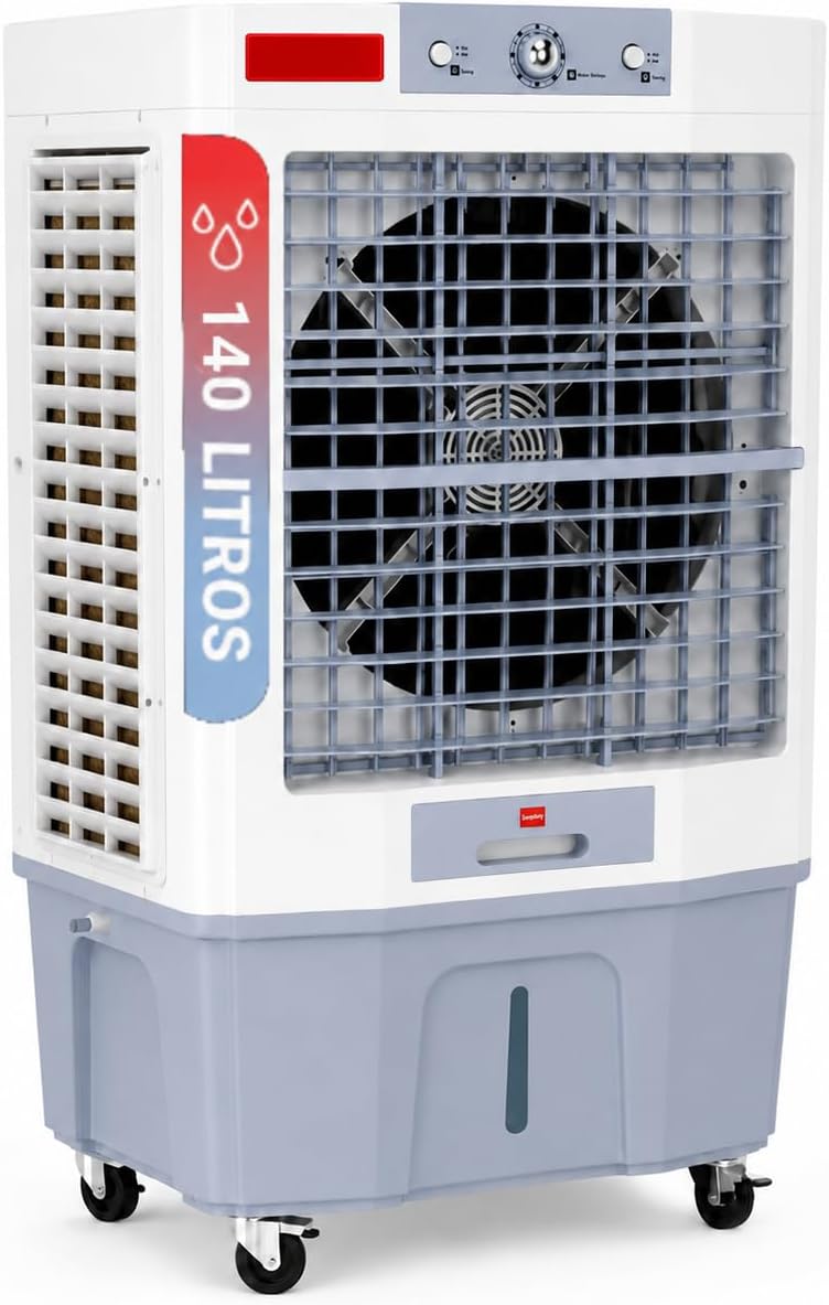 Condizionatore, UNIVERSALBLUE, 140 l, 16.000 m³/h, 750 W, Nero