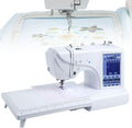 FJYAWEN, Macchina da cucire, 7 pollici, 10 cm, 23,5 cm, Nero, alluminio, illuminazione LED, USB