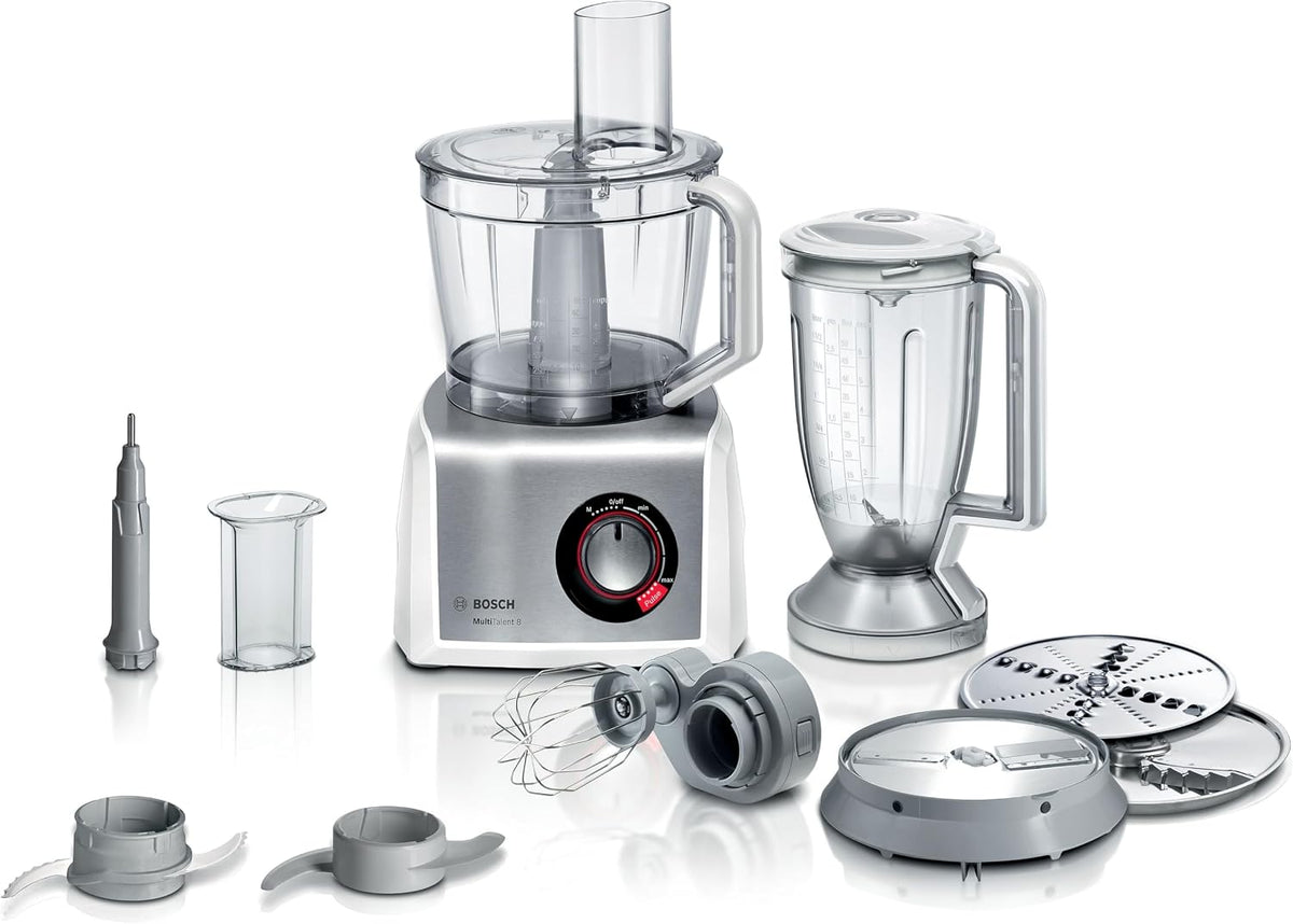 Bosch, Robot da cucina, MC812S814, 1250 W, 3.9 L, Bianco