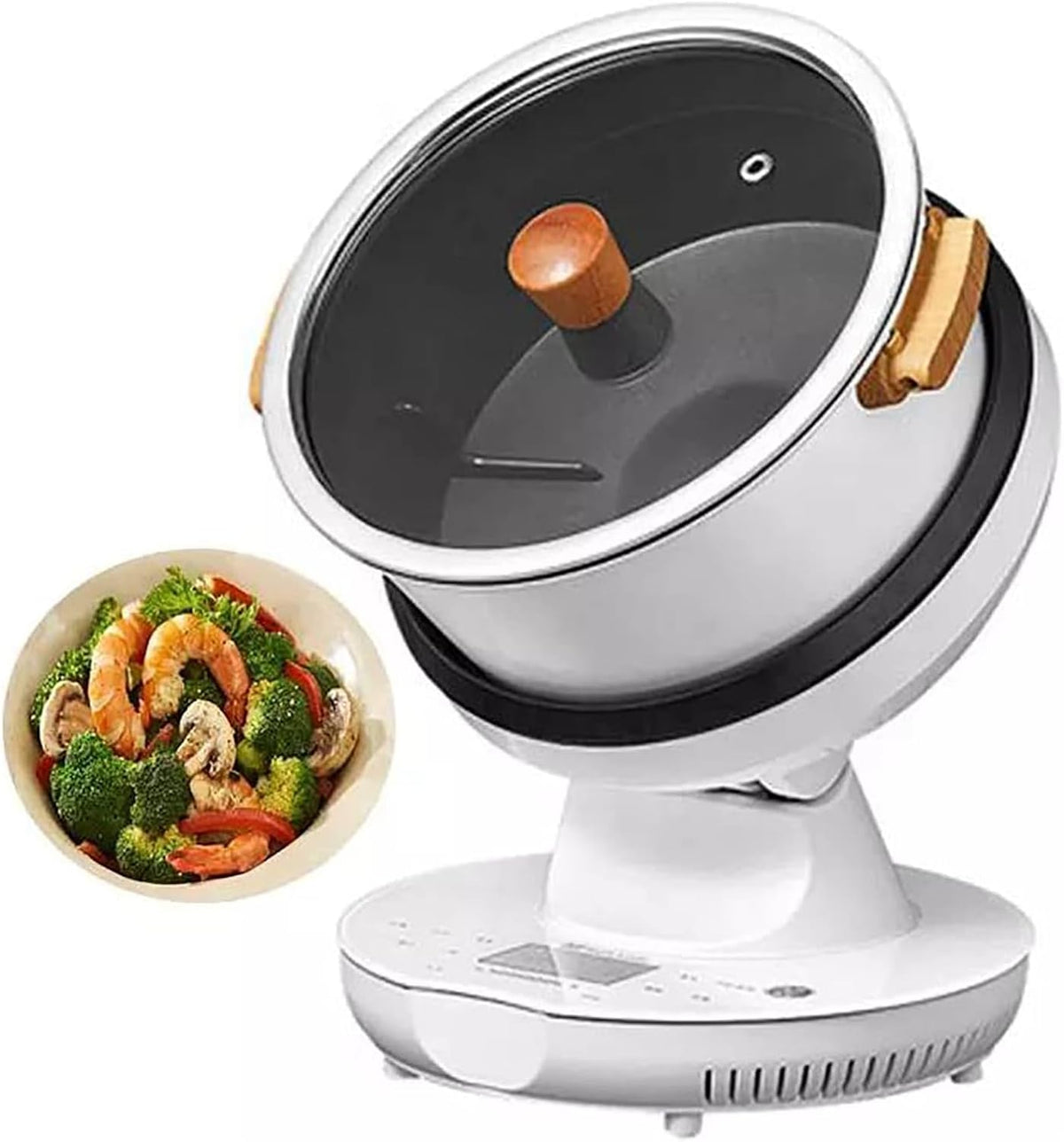 Robot da cucina, 6 Litri, 220 V, 2000 W, Nero